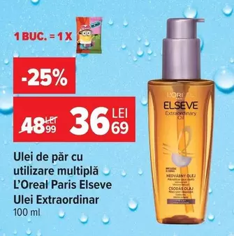 L'Oreal - Ulei de păr cu utilizare multiplă Ulei Extraordinar