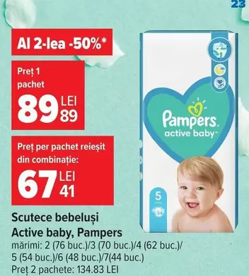 Pampers - Scutece bebeluși