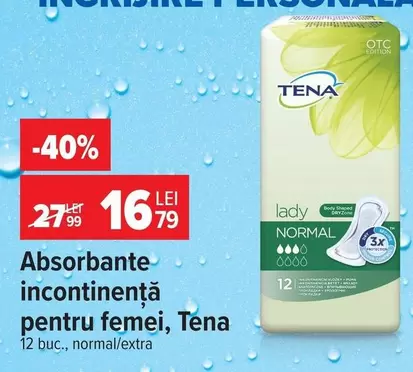 Absorbante incontinență pentru femei