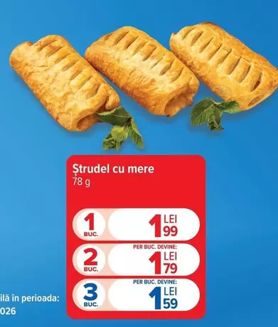 Strudel cu mere