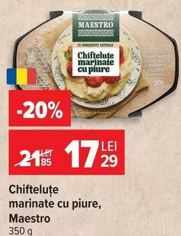 Chiftele marinate cu piure
