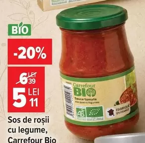 Sos de roșii cu legume
