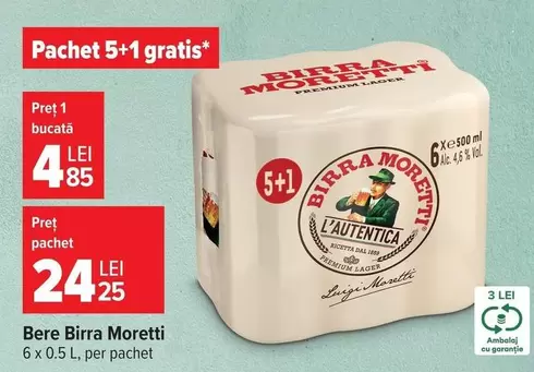 Birra Moretti - Bere