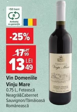 Vin Domeniile Vinju Mare