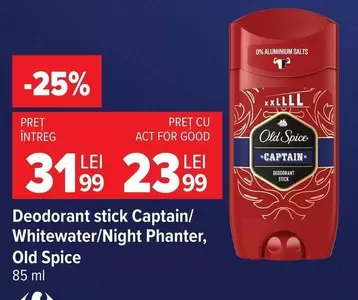 Deodorant stick Captain/Whitewater/Night Phanter