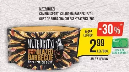 COVRIGI SPARTI CU AROMA BARBECUE/CU GUST DE SRIRACHA CHEESE/TZATZIKI