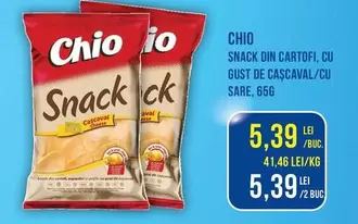 Chio - SNACK DIN CARTOFI, CU GUST DE CA
CAVAL/CU SARE