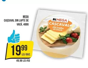 CAȘCAVAL DIN LAPTE DE VACĂ