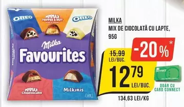 Milka - MIX DE CIOCIOALTĂ CU LAPTE