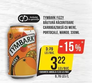 FIZZY BĂUTURĂ RĂCORITOARE CARBOGAZOASĂ CU MERE, PORTOCALE, MANGO