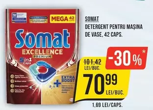 DETERGENT PENTRU MASINA DE VASE, 42 CAPS.