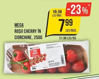 ROȘII CHERRY ÎN CIORCHINE