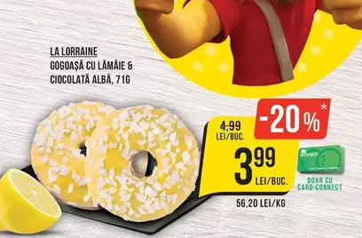 GOGOASĂ CU LĂMÂIE & CIOCOLATĂ ALBĂ