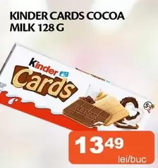 Kinder -  Cards Cocoa Milk