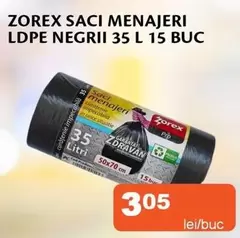 SACI MENAJERI LDPE NEGRII
