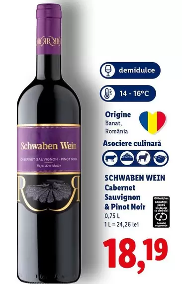 SCHWABEN WEIN Cabernet Sauvignon & Pinot Noir