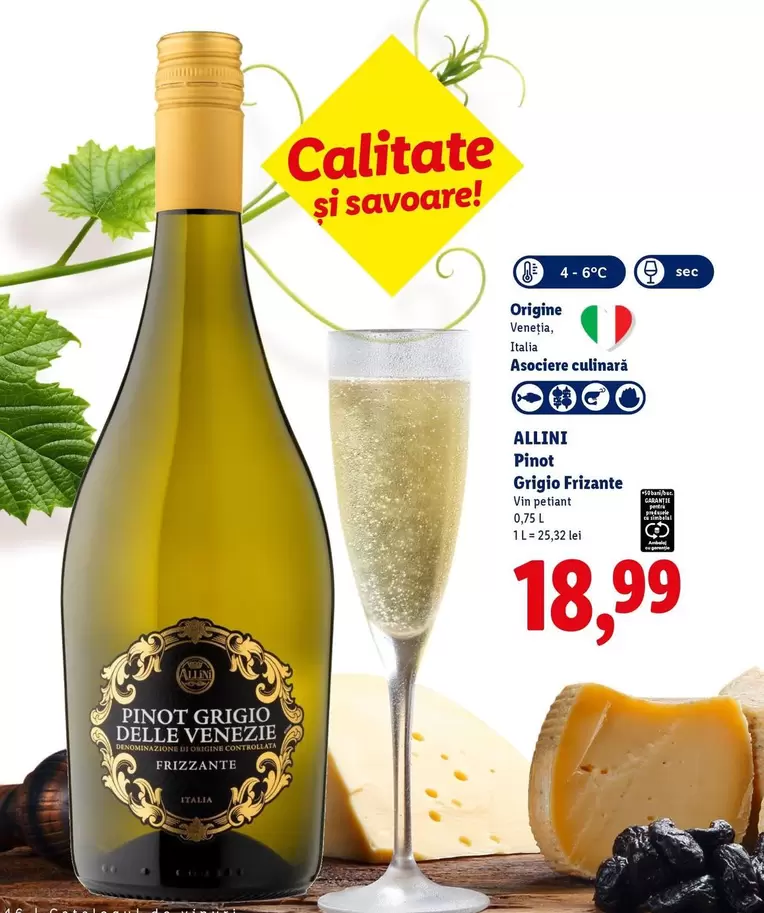 Pinot Grigio Delle Venezie Frizzante