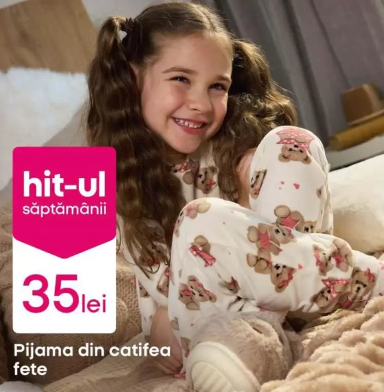 Pijama din catifea
