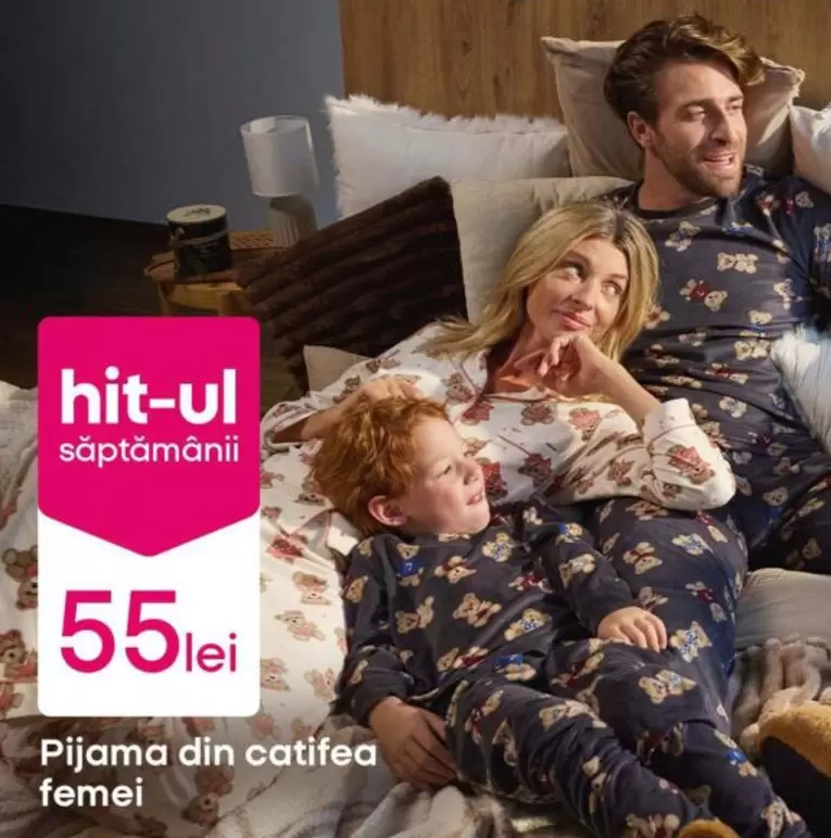 Pijama din catifea