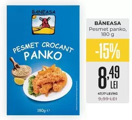 Pesmet crocant panko