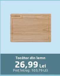 Tocator din lemn