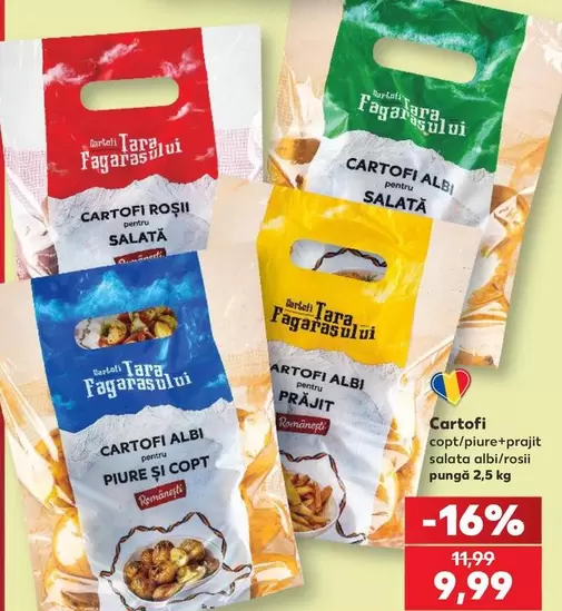 Cartofi Albi, Cartofi Rosii