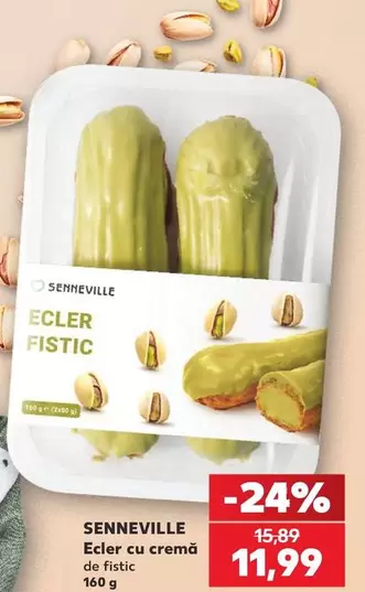 Ecler cu cremă de fistic