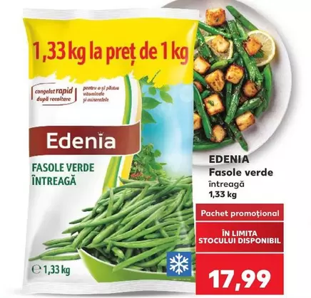 Fasole verde întreagă