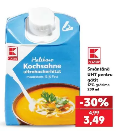 Kochsahne ultrahocherhitzt