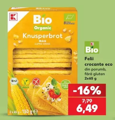 Fellii crocante eco din porumb