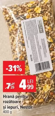Hrană pentru rozătoare și iepuri