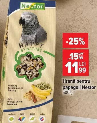 Hrana pentru papagali