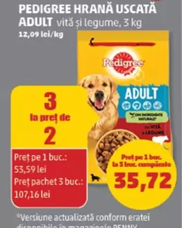HRANĂ USCATĂ ADULT vită și legume