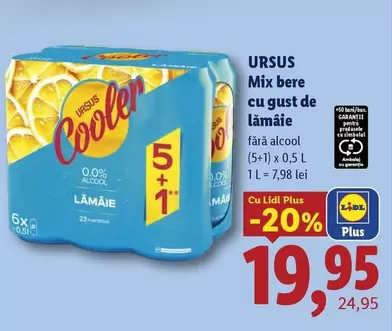 Mix bere cu gust de lămâie