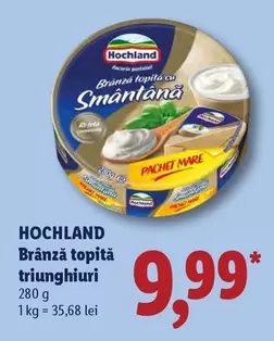 Brânză topită cu Smântână