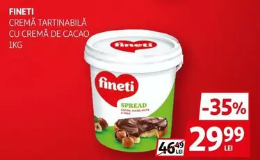 CREMĂ TARTINABILĂ CU CREMĂ DE CACAO