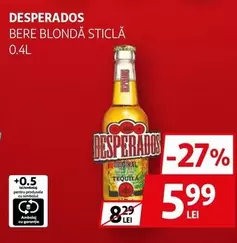BÈRE BLONDĂ STICLĂ