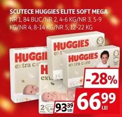 Huggies - SCUTECE ELITE SOFT MEGA