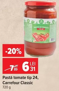 Pastă de tomate tip 24
