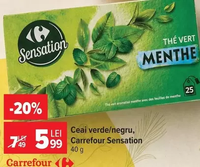 Thé Vert Menthe