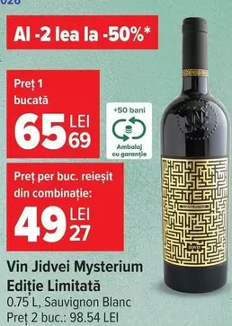 Vin Jidvei Mysterium Editie Limitata