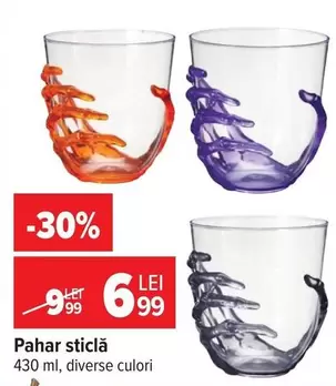 Pahar sticlă