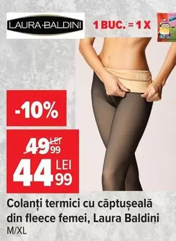Colanți termici cu căptușeală din fleece femei