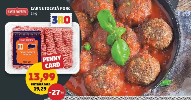 CARNE TOCATĂ PORC