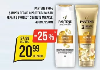 ȘAMPON REPAIR & PROTECT/BALSAM REPAIR & PROTECT, 3 MINUTE MIRACLE