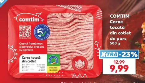 Carne tocată din cotlet de porc