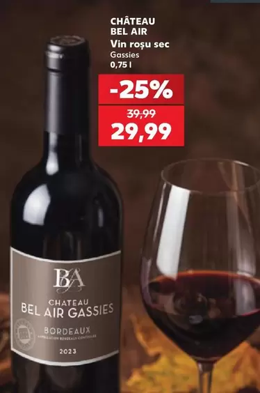 Vin roșu sec Gassies