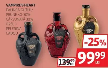 VAMPIRE'S HEART PĂLINCĂ GUTUI / PRUNE 40-50% CĂPSUNATĂ 30%