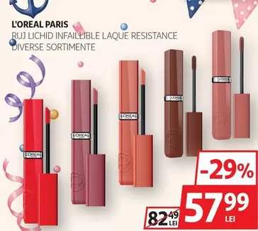L'Oreal - RUJ LICHID INFAILIBLE LAQUE RESISTANCE
