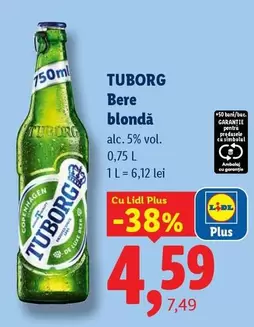 Tuborg - Bere blondă